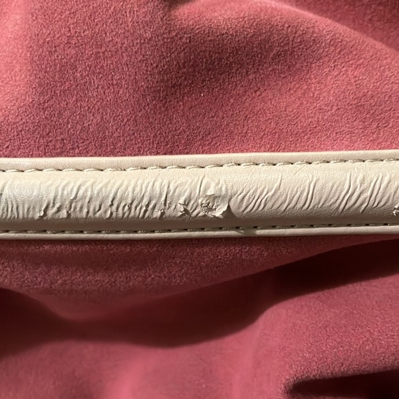 Lancel Brigitte Bardot Pink Suede Tote Bag - Picture 11 of 11